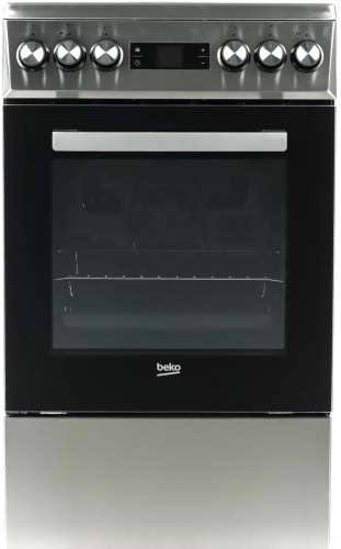 Электрическая плита Beko FSM57300GX,  стеклокерамика,  нержавеющая сталь/черный [7786986766]